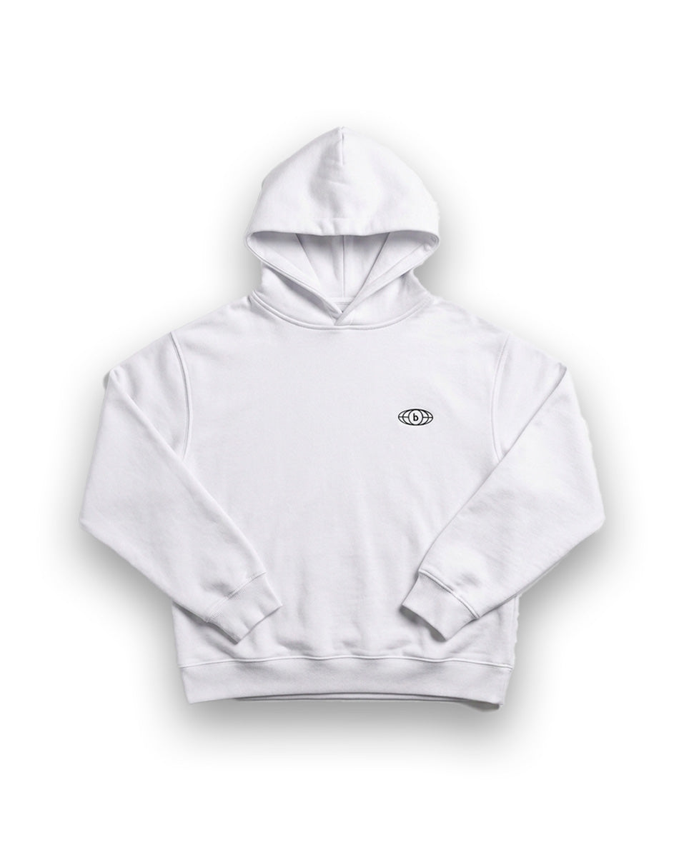 Motivated by the Fear of Being Average Hoodie — White