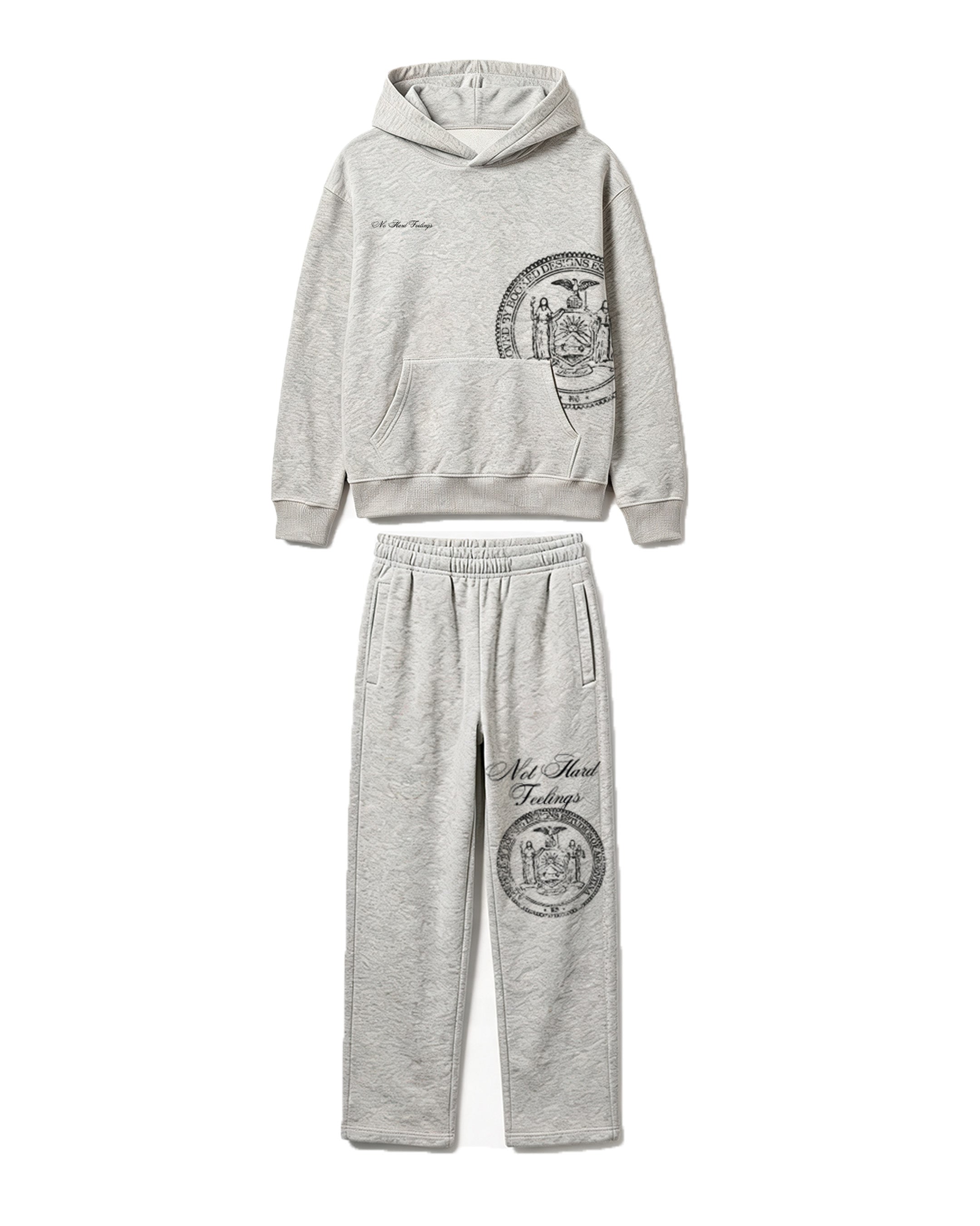NYC Seal Set Grey — Hoodie + Pant