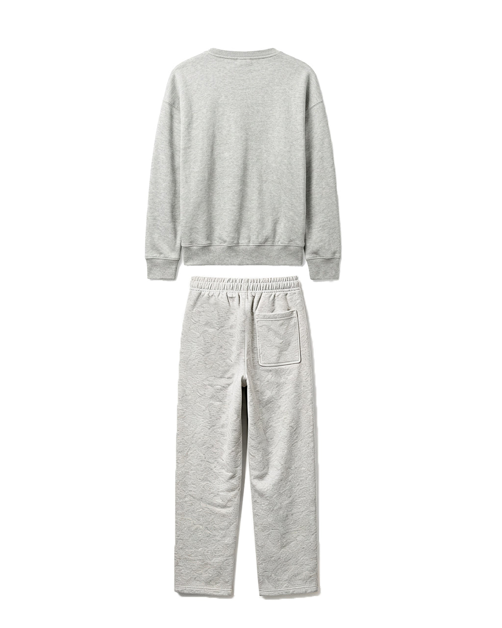 BB Monogram Set Grey — Crewneck + Pant